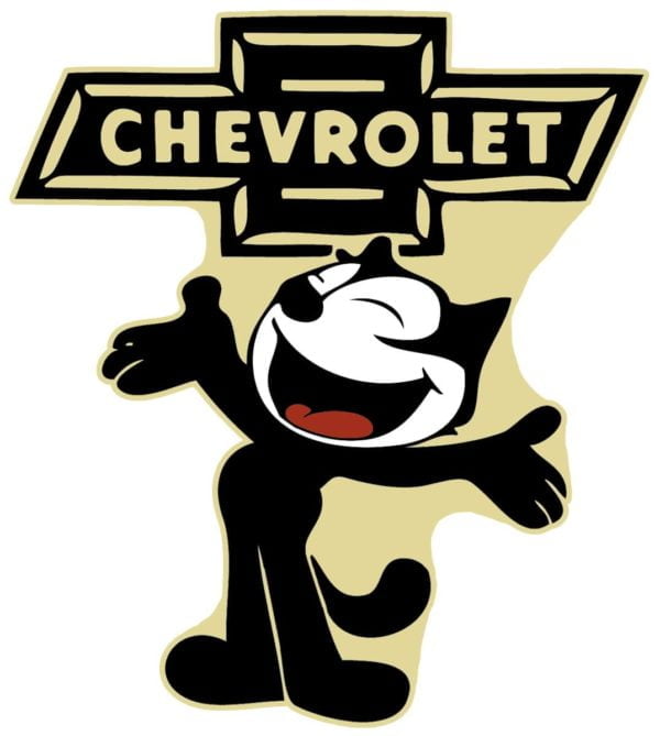 Chevrolet Felix The Cat Sticker