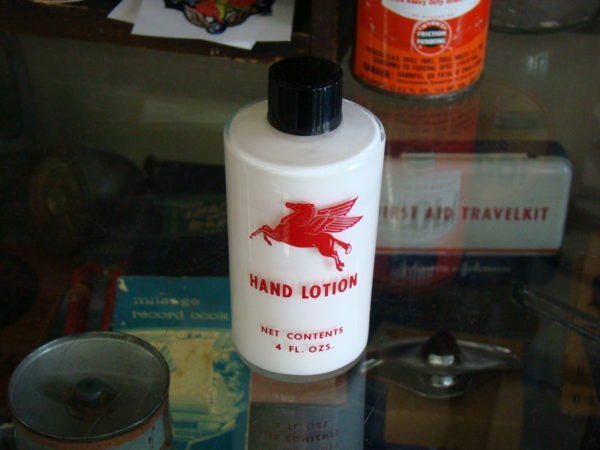 Mobil Oil Co. Pegasus Hand Lotion Jar 1940s