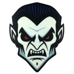 Evil Dracula Head Decal