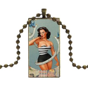 Sexy Seamstress Pin-Up Necklace