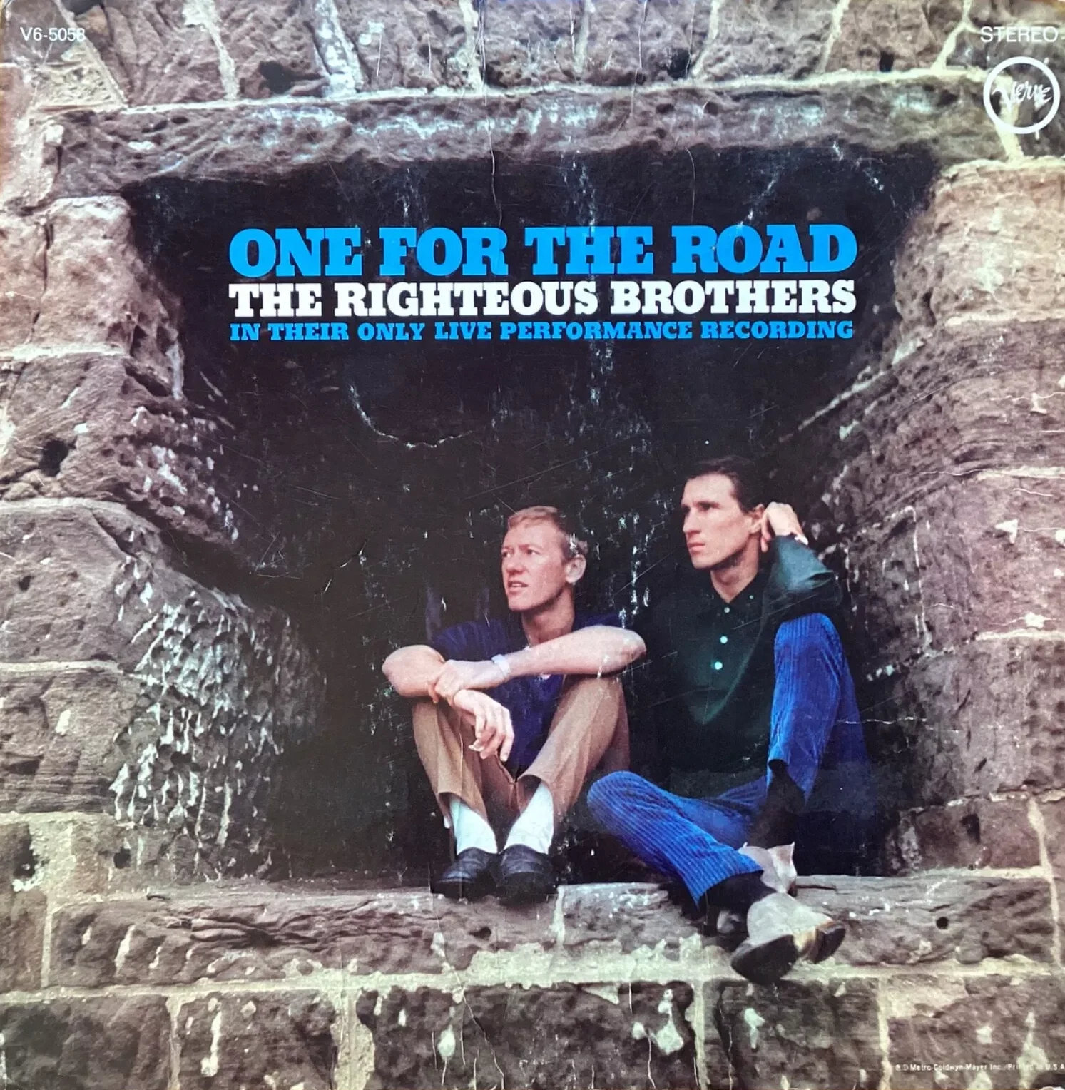 Righteous Brothers One For The Road Vinyl Stereo Verve 1968