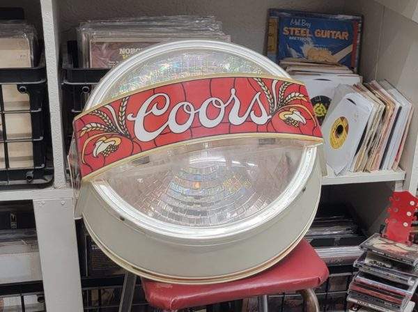 Coors Beer Light Up Bar Lamp Off