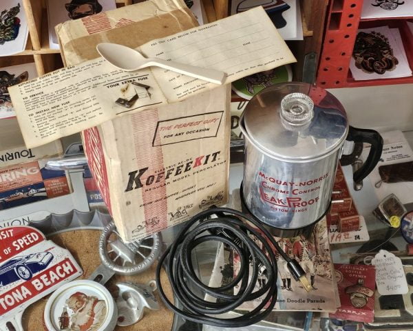 McQuay-Norris Piston Rings Percolator Paperwork & Box