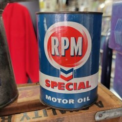 RPM Special Motor Oil Can New Old Stock