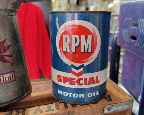 RPM Special Motor Oil Can New Old Stock