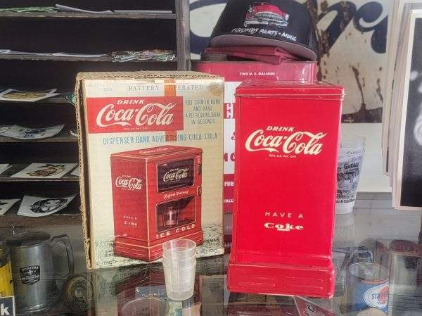 Drink Coca-Cola Dispenser Bank Side