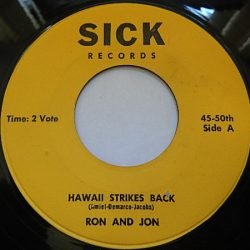 Ron And Jon Hawaii Strikes Back/Yeah Vinyl 45