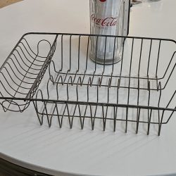 Kitchen Wire Dish Strainer Curved Shelf