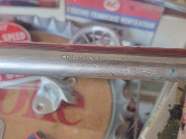 B.F. Goodrich Hand Tire Pump Cannister Name Stamp