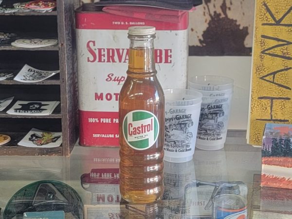 Castrol Motor Oil XXL Glass Bottle Full