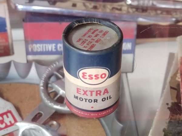 ESSO Extra Motor Oil Cardboard Match Holder