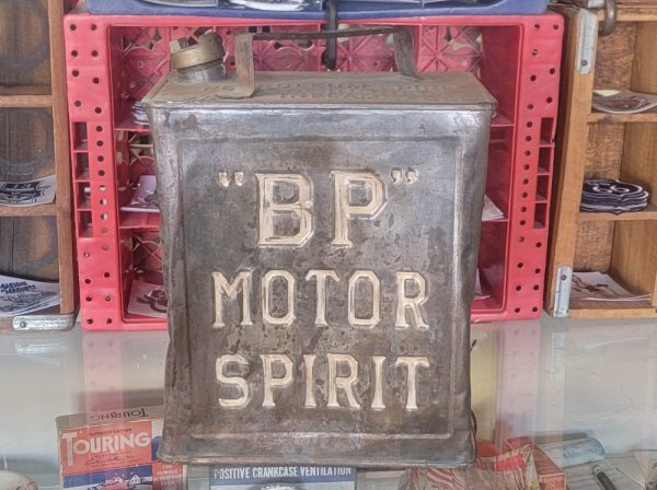 BP Motor Spirit Running Board Can, Two Gallon