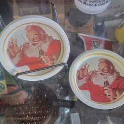 Coca-Cola Santa Surprised Coaster Set