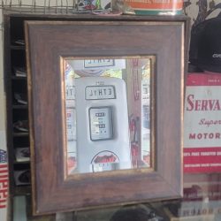 Early Bathroom-Vanity Beveled Glass Mirror