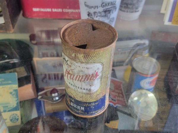 Hamm's Preferred Smooth Mellow Beer Can Back