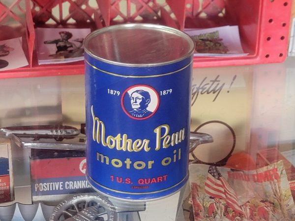 Mother Penn Motor Oil Cardboard Can