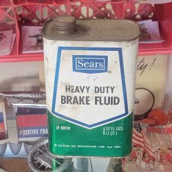 Sears Heavy Duty Brake Fluid Can