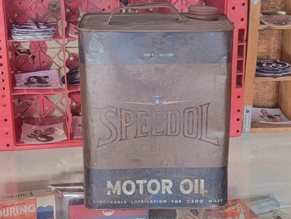 Speedol Motor Oil Can Back