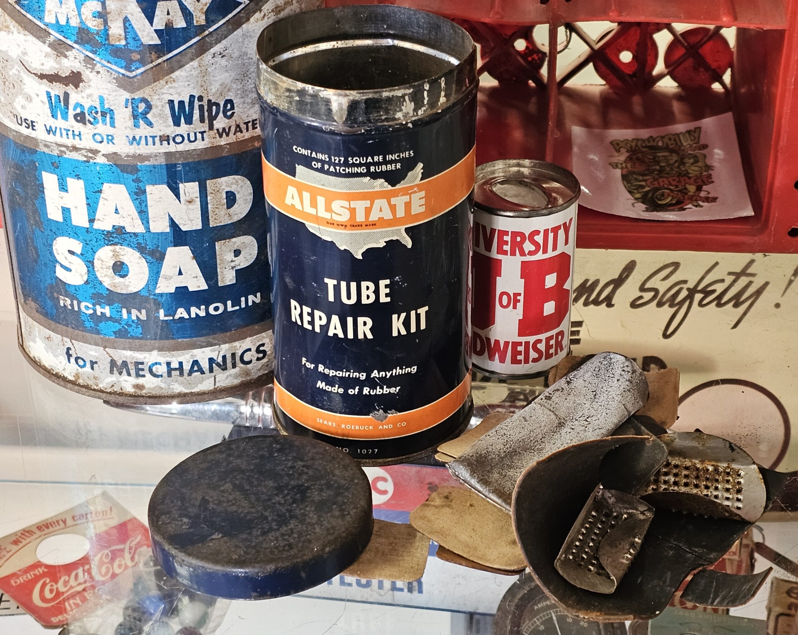 Allstate Tube Repair Kit Tin Product