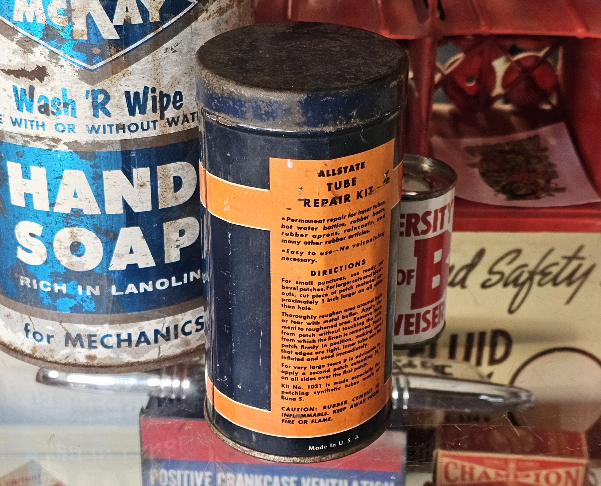 Allstate Tube Repair Kit Tin Right