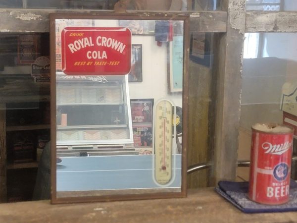 Drink Royal Crown Cola Mirror Thermometer