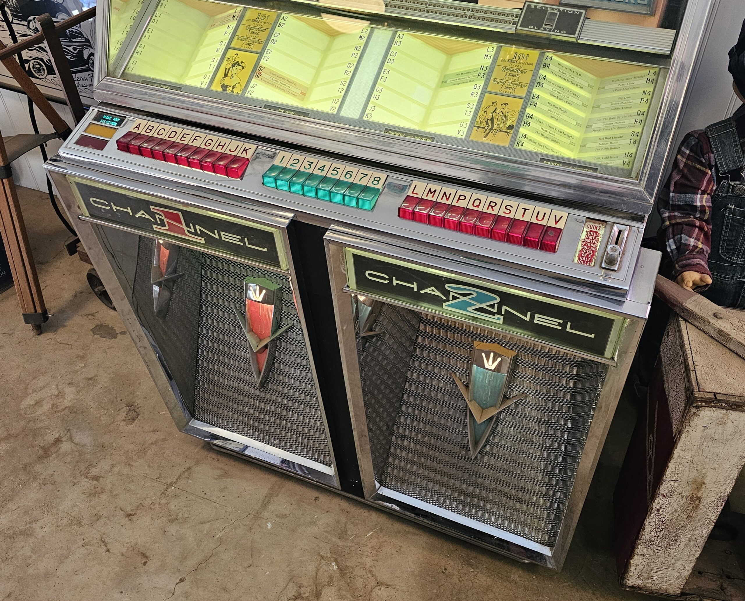Seeburg Model 222 Jukebox Bottom