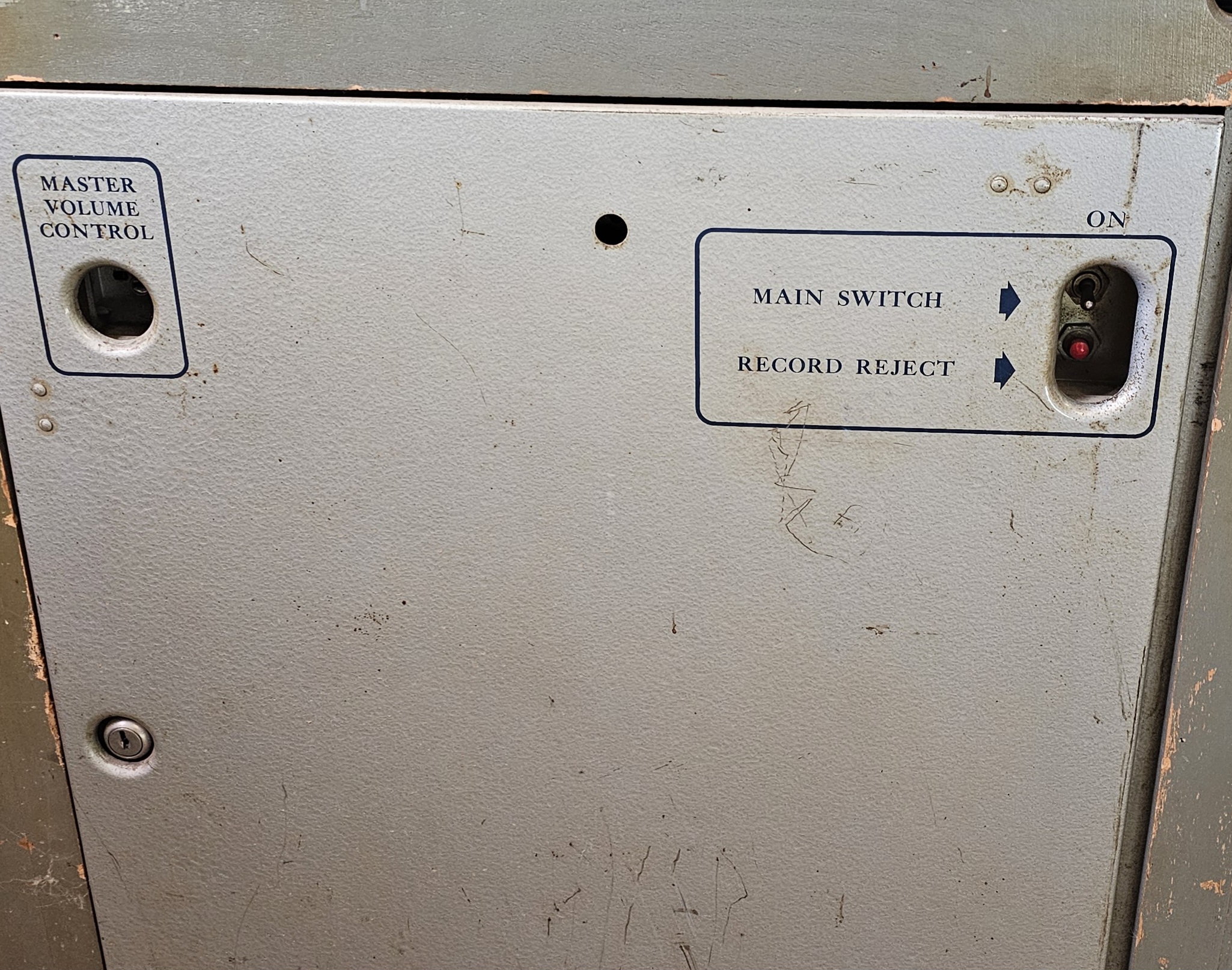 Seeburg Model 222 Jukebox Controls