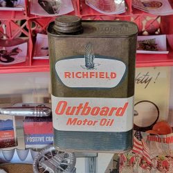 Richfield Outboard Motor Oil Can