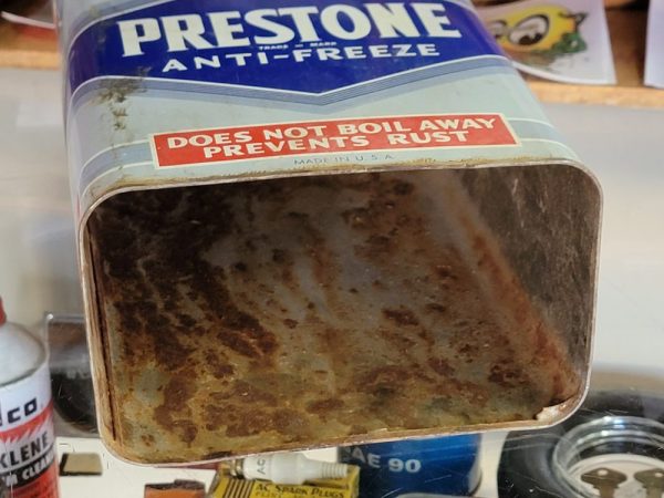 Eveready Prestone Anti-Freeze Can Bottom