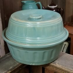 Green Crock Casserole Dish With Lid