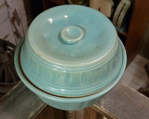 Green Crock Casserole Dish Lid