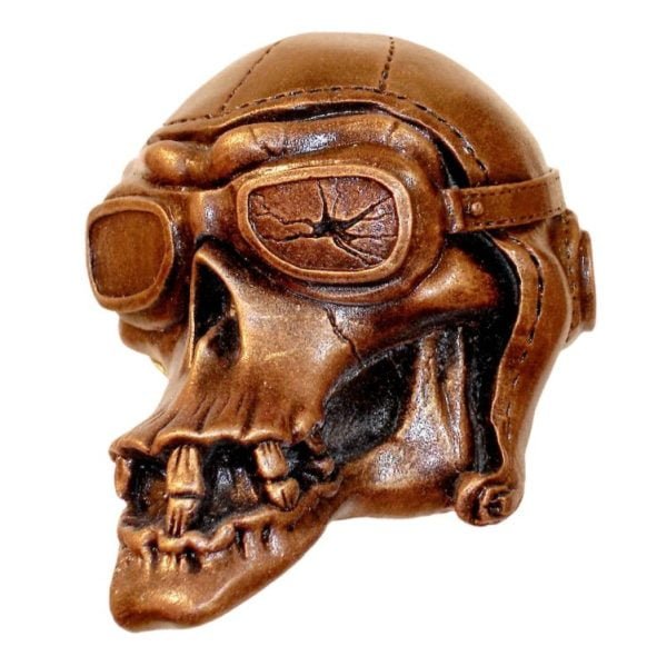 Jet Fighter Skull Shift Knob Side