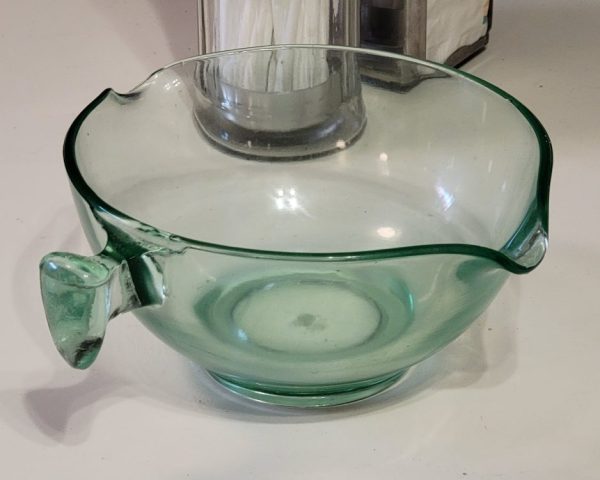 Batter Bowl, Green Glass Side