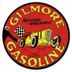 Gilmore Gasoline Record Breaker Red, 14″ Round