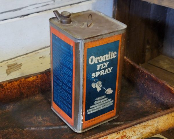 Oronite Fly Spray Can 1920s