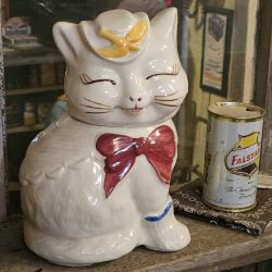 Puss N Boots Ceramic Cookie Jar 