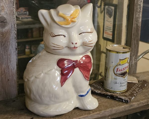 Puss N Boots Ceramic Cookie Jar 