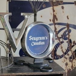 VO Seagram's Canadian Whiskey Bottle Top Display