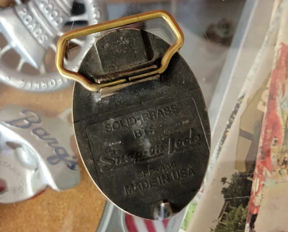 Snap On Wrench Brass Belt Buckle 3" X 2"