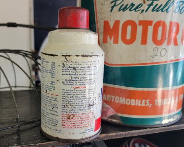 Standard Oil Co. Mothban Aerosol Can Left