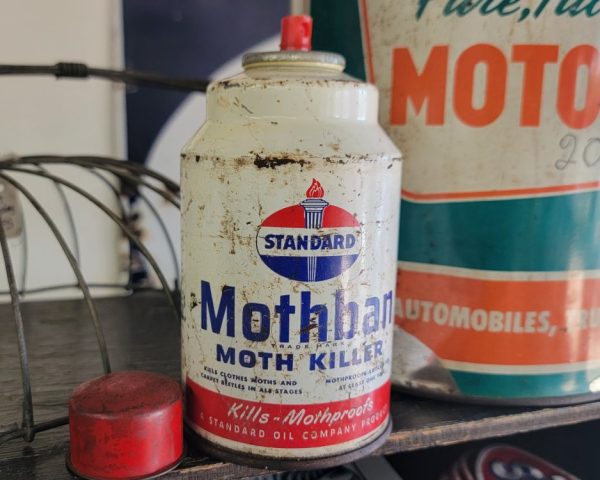 Standard Oil Co. Mothban Aerosol Can Open