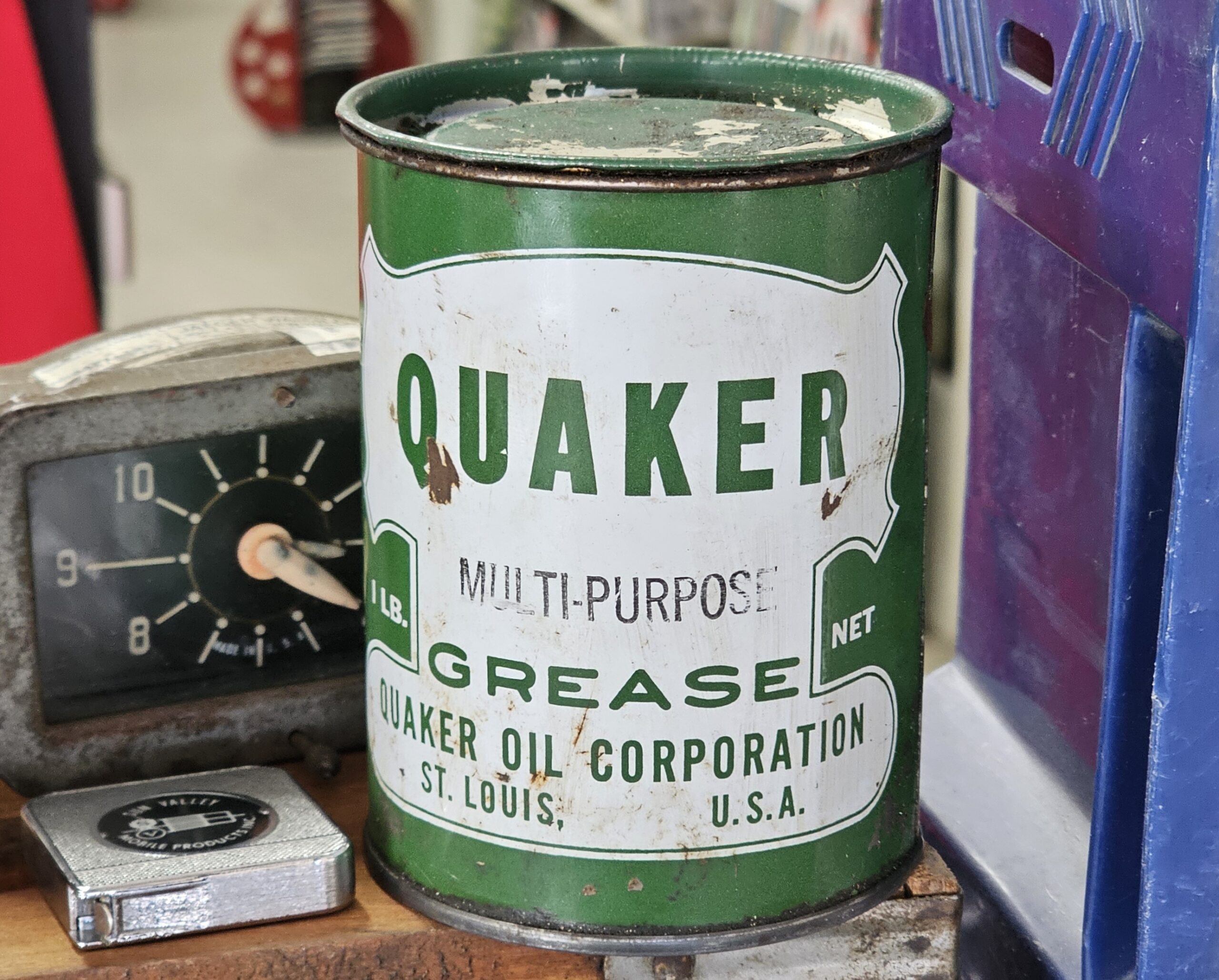 Quaker Oil Multi-Purpose Grease Can