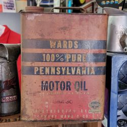 Wards 100 Pure Pennsylvania Motor Oil Can