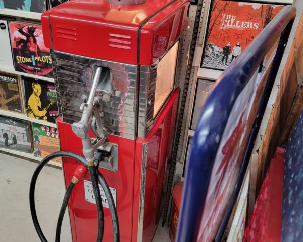 Texaco Fire Chief Wayne 605 Gas Pump, Restored Back