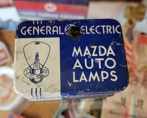 General Electric Mazda Auto Lamps Tin