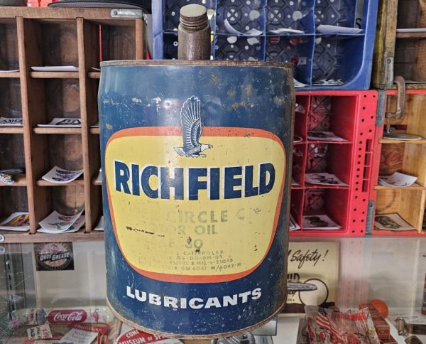 Richfield Lubricants Motor Oil Can