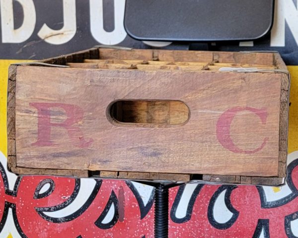 Royal Crown (RC) Cola Wooden Crate Left