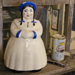 Lady With Pigtails Cookie Jar