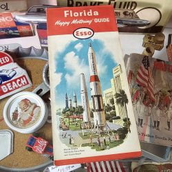 Esso Happy Motoring Florida Guide Map