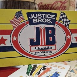 JUSTICE BROTHERS JB Quality Products Wood Sign